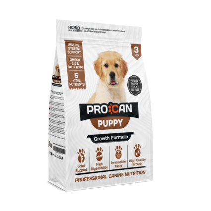 ProCan Puppy Food for healthy growth and immune support