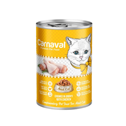 Carnaval Adult Wet Cat Food Chicken 400g for adult cats