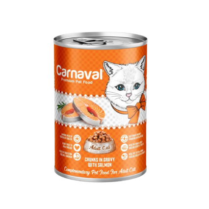 Carnaval Adult Wet Cat Food Salmon 400g for adult cats