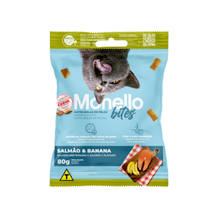 Monello hairball control cat treats ingredients panel