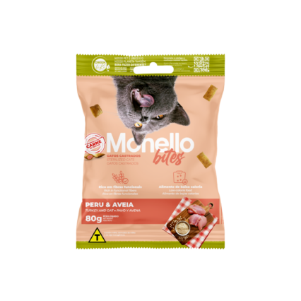 High protein Monello sterilized cat snacks